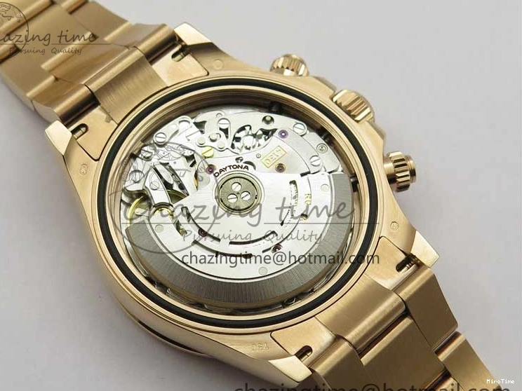 MiroTime 0501 Daytona 116508 RG Noob 1:1 Best Edition 904L SS Case and Bracelet RG Dial SA Comfortable 2705
